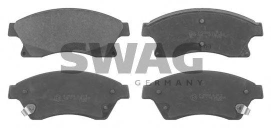 SWAG 25033 Комплект гальмівних колодок, дискове гальмо