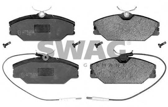 SWAG 21388 Комплект гальмівних колодок, дискове гальмо