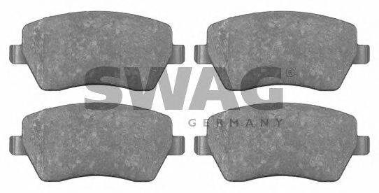 SWAG 23973 Комплект гальмівних колодок, дискове гальмо