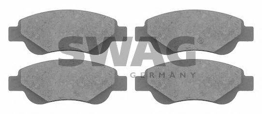 SWAG 23959 Комплект гальмівних колодок, дискове гальмо