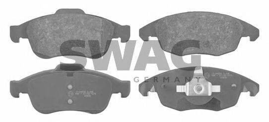 SWAG 24539 Комплект гальмівних колодок, дискове гальмо