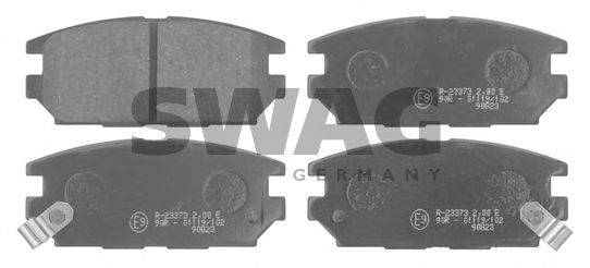 SWAG 23373 Комплект гальмівних колодок, дискове гальмо