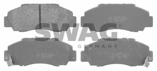SWAG 21652 Комплект гальмівних колодок, дискове гальмо