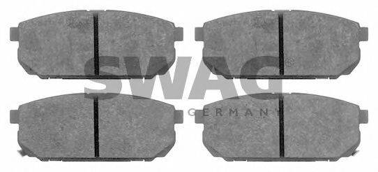 SWAG 24058 Комплект гальмівних колодок, дискове гальмо