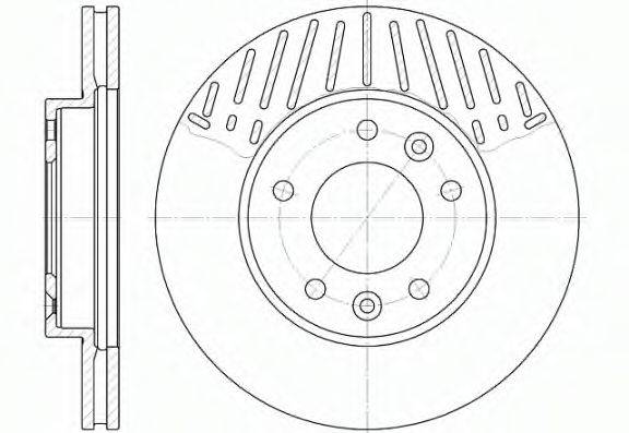 VW 23-0694 гальмівний диск