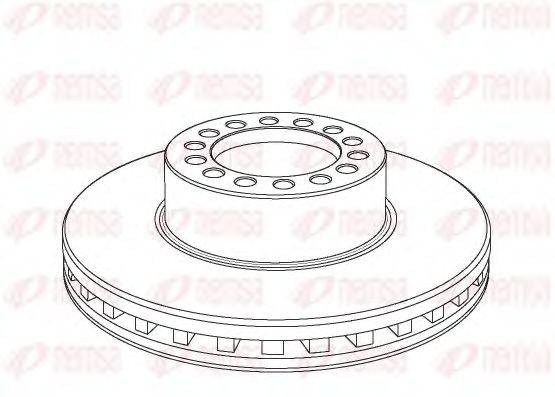 REMSA 91034 гальмівний диск
