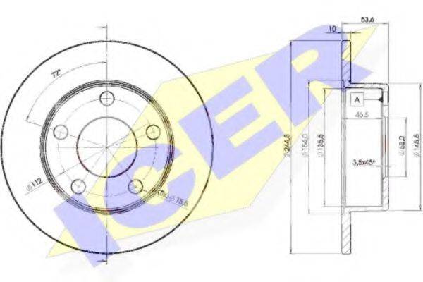 REMSA 803.00 гальмівний диск