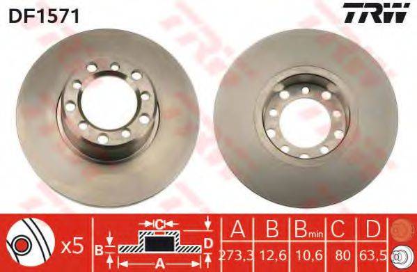 DELPHI BS1059 гальмівний диск