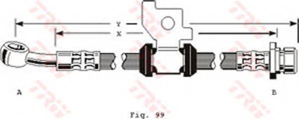 SPIDAN 38865 Гальмівний шланг