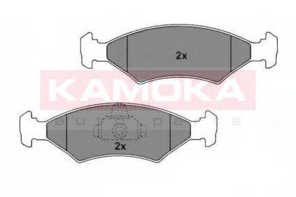 KAMOKA 1012162 Комплект гальмівних колодок, дискове гальмо