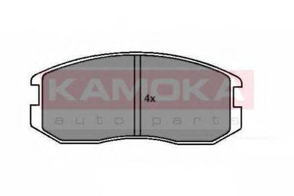KAMOKA 21650 Комплект гальмівних колодок, дискове гальмо