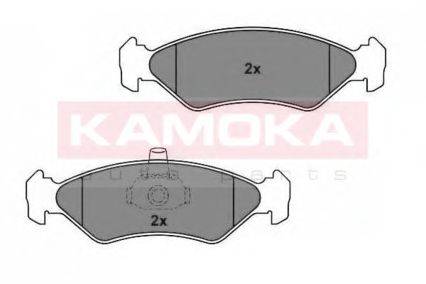 KAMOKA 21202 Комплект гальмівних колодок, дискове гальмо
