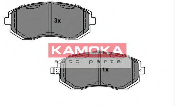 KAMOKA 101126 Комплект гальмівних колодок, дискове гальмо