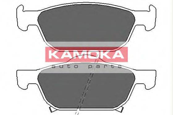 KAMOKA 101138 Комплект гальмівних колодок, дискове гальмо