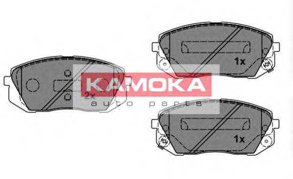 KAMOKA 24503 Комплект гальмівних колодок, дискове гальмо