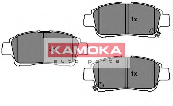 KAMOKA 101159 Комплект гальмівних колодок, дискове гальмо