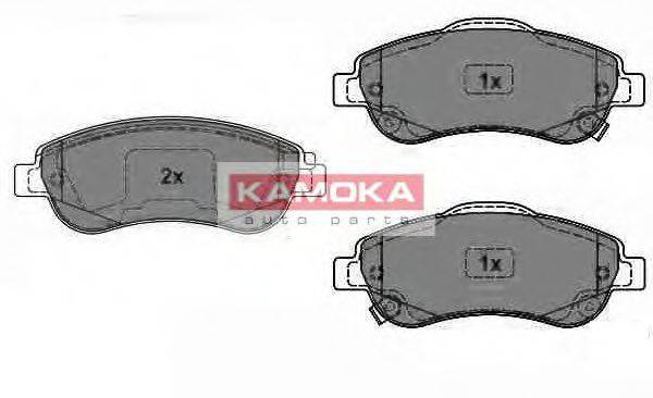 KAMOKA 24640 Комплект гальмівних колодок, дискове гальмо