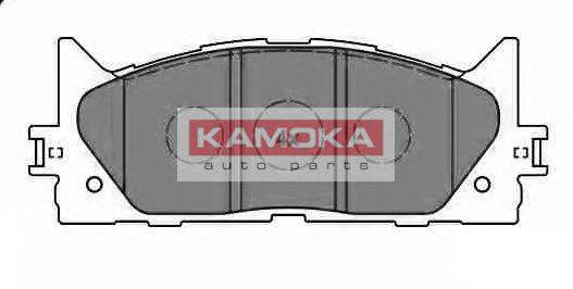 KAMOKA 101107 Комплект гальмівних колодок, дискове гальмо