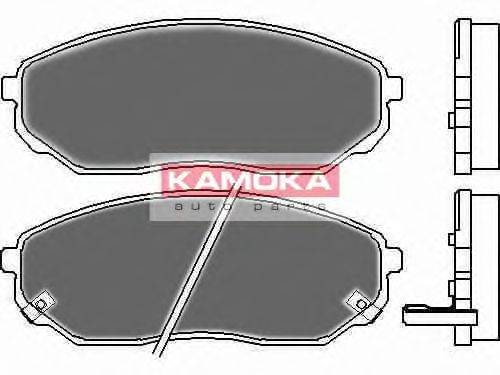 KAMOKA 24092 Комплект гальмівних колодок, дискове гальмо