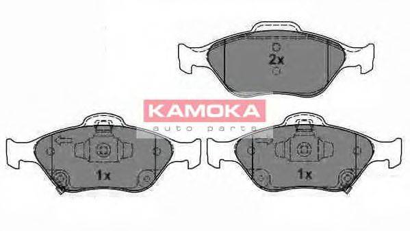 KAMOKA JQ101137 Комплект гальмівних колодок, дискове гальмо