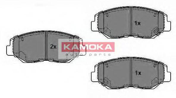 KAMOKA 23869 Комплект гальмівних колодок, дискове гальмо