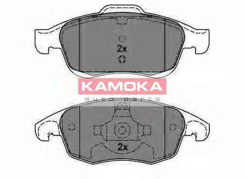 KAMOKA 24538 Комплект гальмівних колодок, дискове гальмо