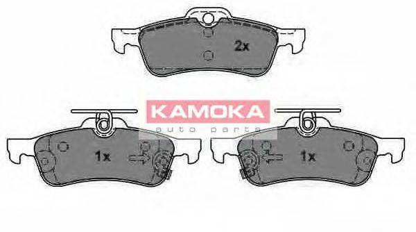 KAMOKA 23716 Комплект гальмівних колодок, дискове гальмо