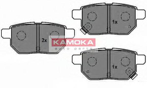 KAMOKA 24611 Комплект гальмівних колодок, дискове гальмо