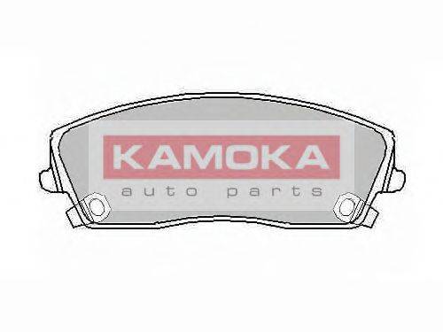 KAMOKA 24166 Комплект гальмівних колодок, дискове гальмо