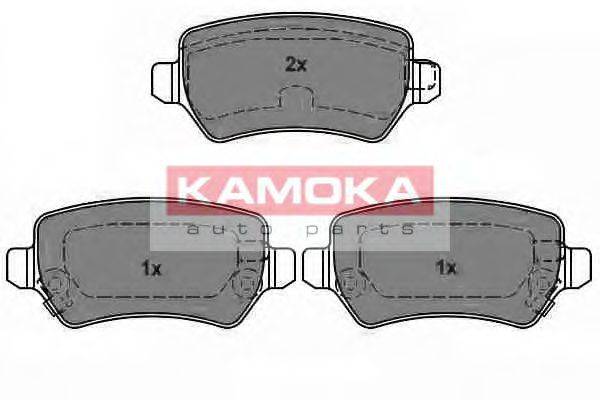 KAMOKA 23417 Комплект гальмівних колодок, дискове гальмо
