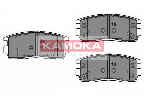 KAMOKA 24500 Комплект гальмівних колодок, дискове гальмо