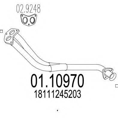 TIMAX 130023 Труба вихлопного газу