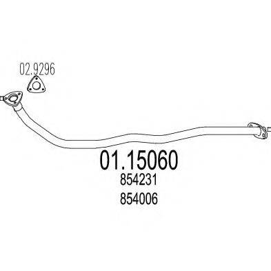 ROSI 150089 Труба вихлопного газу