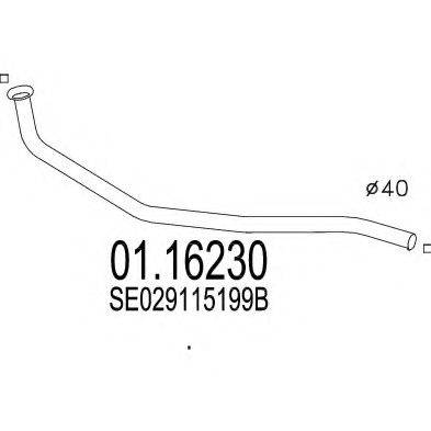 ZARA 94835 Труба вихлопного газу