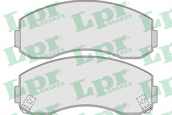 LPR 23784 Комплект гальмівних колодок, дискове гальмо