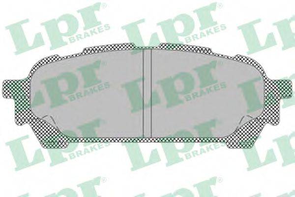 LPR 24331 Комплект гальмівних колодок, дискове гальмо