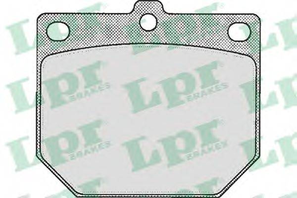LPR 20289 Комплект гальмівних колодок, дискове гальмо
