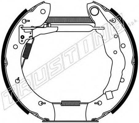 METELLI 51-0256 Комплект гальмівних колодок