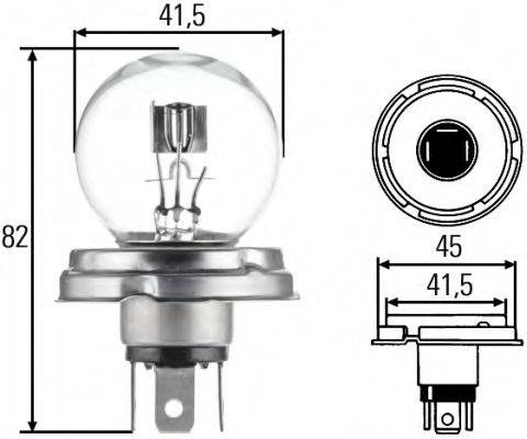 TRW LLB410 Лампа розжарювання, фара далекого світла; Лампа розжарювання, основна фара; Лампа розжарювання, протитуманна фара; Лампа розжарювання; Лампа розжарювання, основна фара