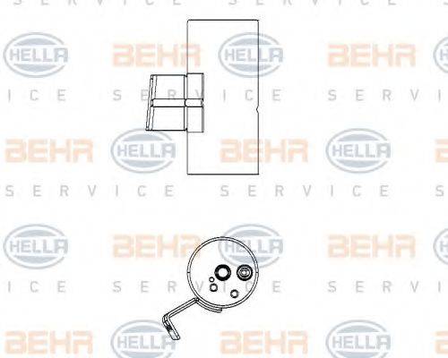 BEHR HELLA SERVICE 66927 Осушувач, кондиціонер