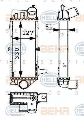 BEHR HELLA SERVICE 30167 Інтеркулер