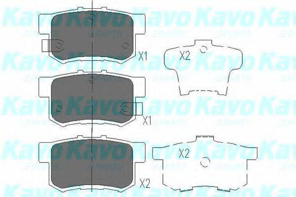 MK KASHIYAMA BP-2032 Комплект гальмівних колодок, дискове гальмо