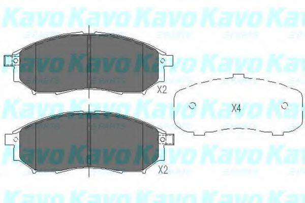 MK KASHIYAMA BP-6583 Комплект гальмівних колодок, дискове гальмо