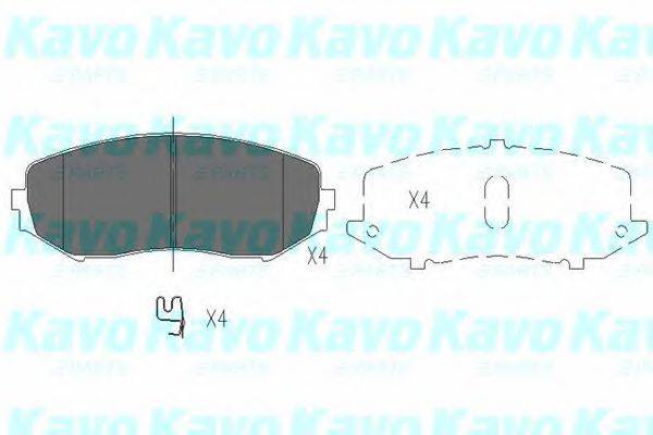 MK KASHIYAMA BP-8528 Комплект гальмівних колодок, дискове гальмо