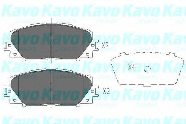 MK KASHIYAMA BP-9112 Комплект гальмівних колодок, дискове гальмо