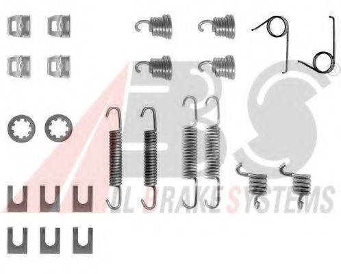 CARRAB BRAKE PARTS 3012 Комплектуючі, гальмівна колодка