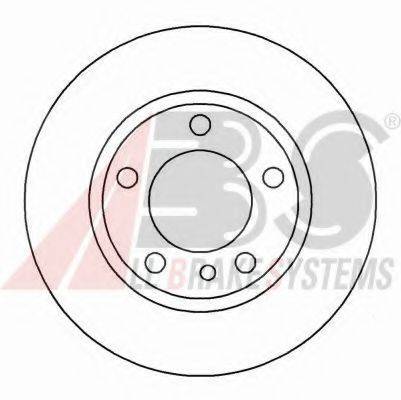 A.B.S. 15800 гальмівний диск