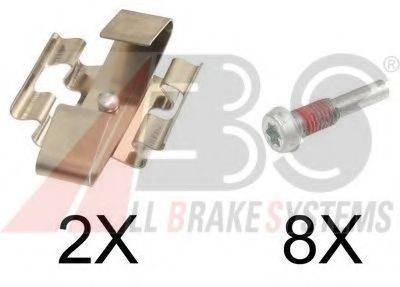 CARRAB BRAKE PARTS 2503 Комплектуючі, колодки дискового гальма