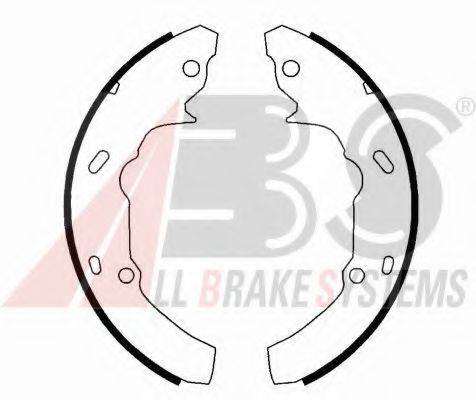 A.B.S. 40618 Комплект гальмівних колодок