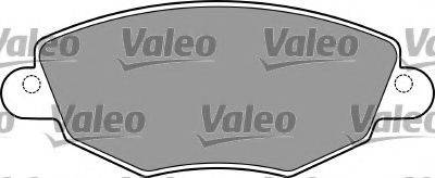 VALEO 601108 Комплект гальмівних колодок, дискове гальмо